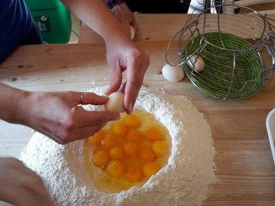 How to make perfect home-made Italian Pasta - Cooking Lessons in Italy