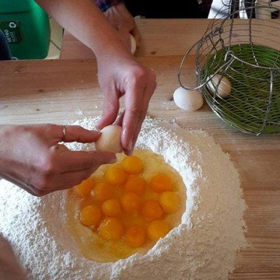 How to make perfect home-made Italian Pasta - Cooking Lessons in Italy